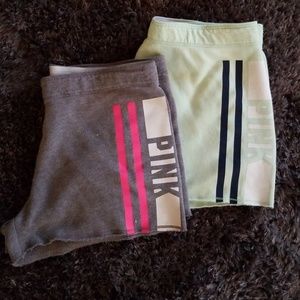 Pink Victoria secret sweatshorts